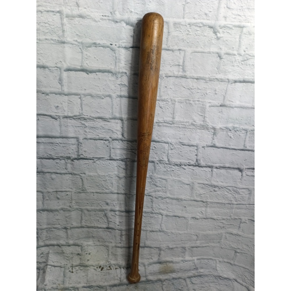 Louisville Slugger Hillerich Bradsby 125 Powerized Vintage Wood Bat 35" Cracked